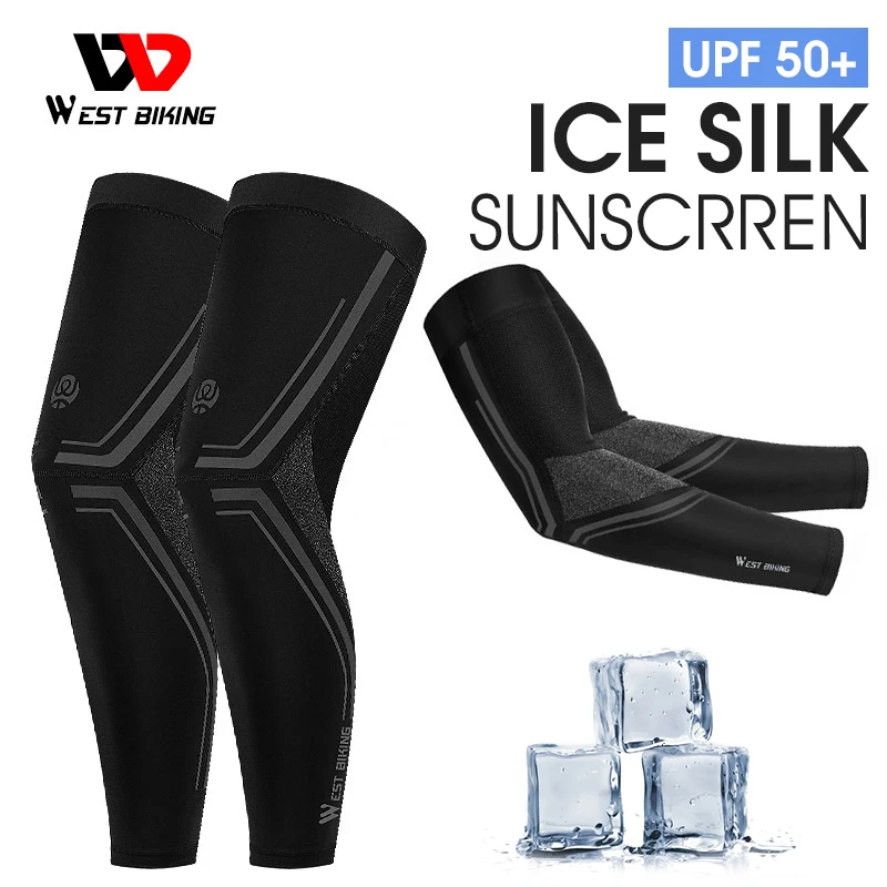 Winter Thermal Leg Warmers Compression Arm Sleeves Mtb Bicycle Sport