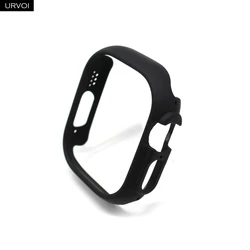 URVOI Transparent Shock - Resistant Protective Cover - 41mm Series 7 8 9 (Black)