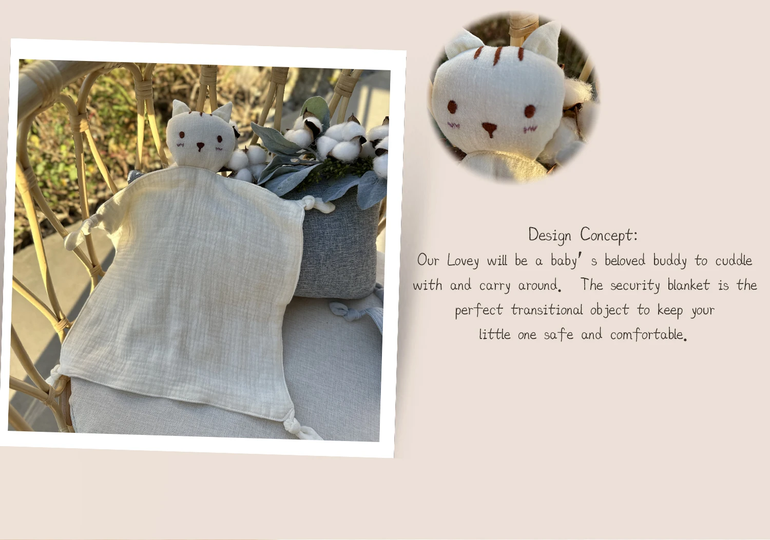 INSULAR Baby Appease Towels Infant Helping-sleep Doll Cat Kids Cotton Handkerchief Newborn Animal Toys Stuffed Comforting Gifts