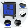 27.5 Inch 3-Drawer Rolling Tool Chest with Wheels, Portable Steel Tool Cabinets with Drawers 5