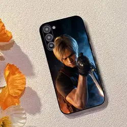 Resident Evil Inspired Silicone Soft Phone Case - Featuring Jill Valentine & Leon Kennedy - Samsung a50 30s 50s (Z1)