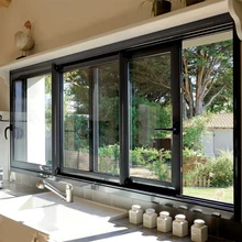  Resistant Hurricane Soundproof Double Glass Aluminium Windows Prices In Nigeria 