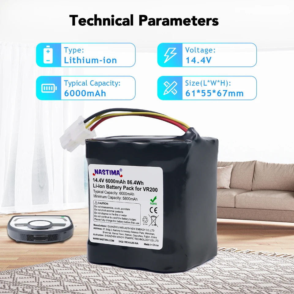 XNJTG - 2 batterie di ricambio agli ioni di litio per Greenworks 24 V