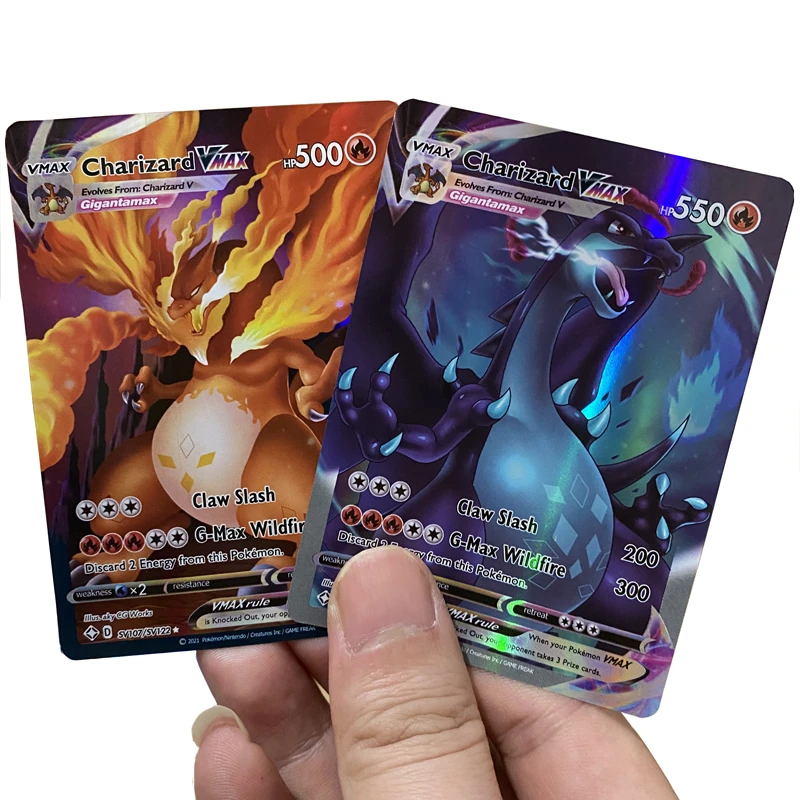 50 500pcs Pokemon Cards English Vmax Game Battle Carte Team Gx Meag Anime Trainers Tomy Trading Card Album Book Kids Toys Game Collection Cards Aliexpress