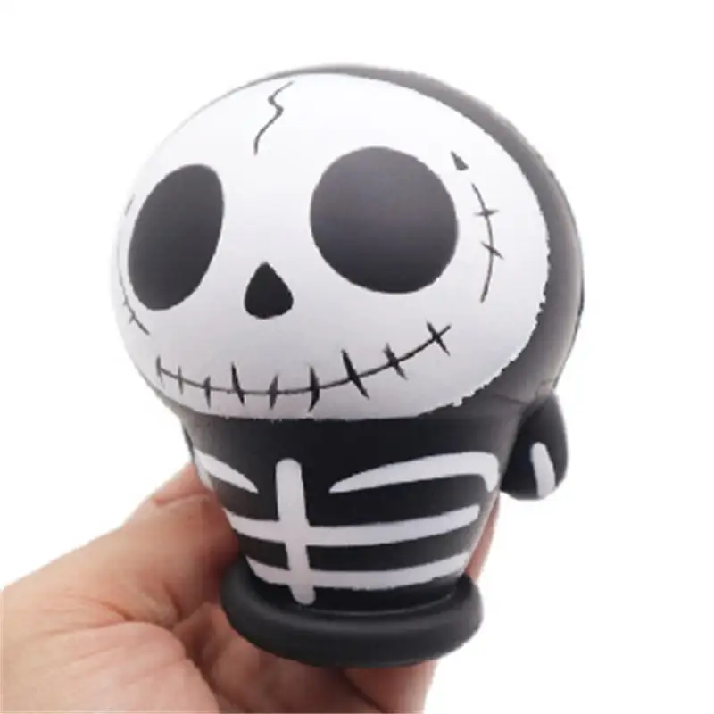 

Pinch Music Decompression Toys Release Pressure Resin Simulation Toys Slow Rebound Ornaments Hand Made Halloween Vent Toy Black