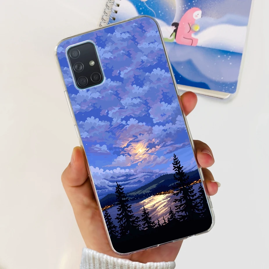 Stylish Painted Soft Silicone Phone Case with Bumper