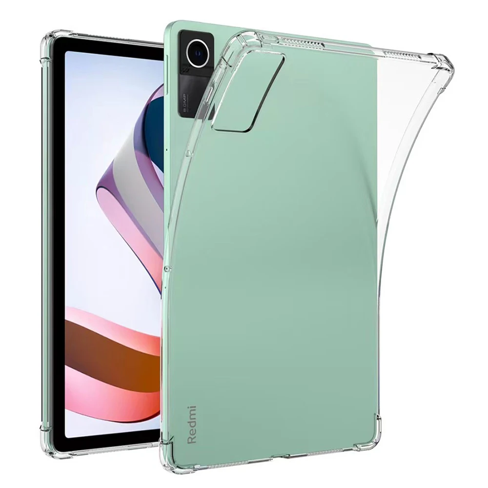 

Прозрачный чехол для Xiaomi Redmi Pad 10,61 2022, противоударный чехол для планшета, Мягкая силиконовая задняя крышка с подушками безопасности