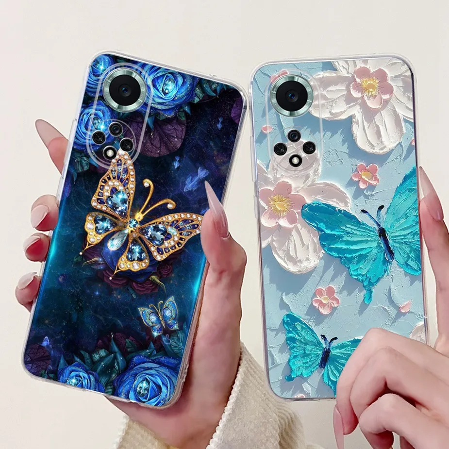 Stylish Butterfly Painted Soft Slim Phone Case
