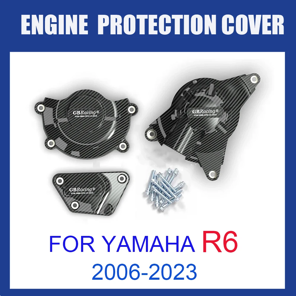 Motocross Engine Cover Protection Case For GBRacing Yamaha YZF R6 2006 -