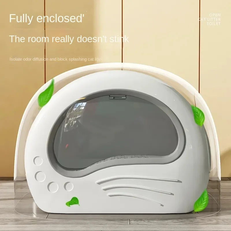 Cat Litter Box Fully Enclosed 2