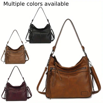 Hobo Purses Handbags for Woman Crossbody Large Handbag for Ladies Shoulder Vegan Fashion Leather Tote Bag