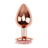 Analplug aus Metall mit Rosenblütenbasis, Buttplug aus Edelstahl für Anfänger, Petite Rose Butt Jewelry Sexspielzeug für Erwachsene 5