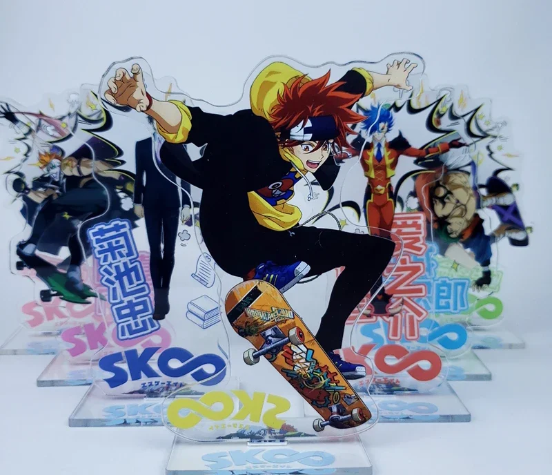 

Экшн-фигурка SK8 the Infinity REKI SNOW MIYA LANGA, игрушки для косплея, SK EIGHT, акриловая искусственная модель 15 см для подарка