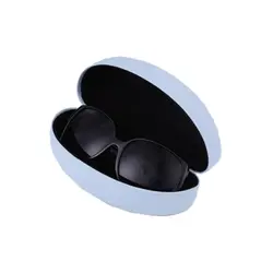 Stylish Unisex Leather Sunglasses Case (Light blue)
