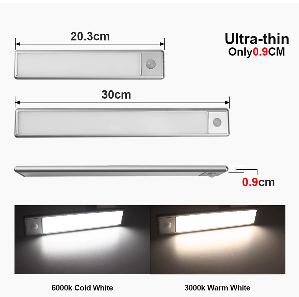 Rechargeable Wireless LED Motion Sensor Closet Light | Diversi Shop