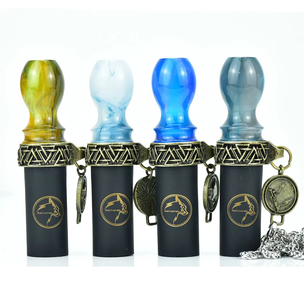 Resin Hookah Mouthpieces Shisha Water Pipe Accessories Hookah Sheesha Chicha Narguile Silicone Hang Rope Strap Mouth Tips