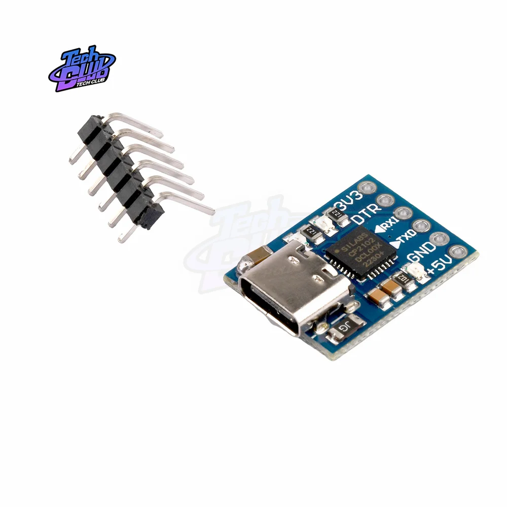 Cp2102 Micro Type-C Modulo Da Usb A Uart Ttl Convertitore Seriale A 6Pin Uart Stc Sostituire Accessori Di Alimentazione Ft232