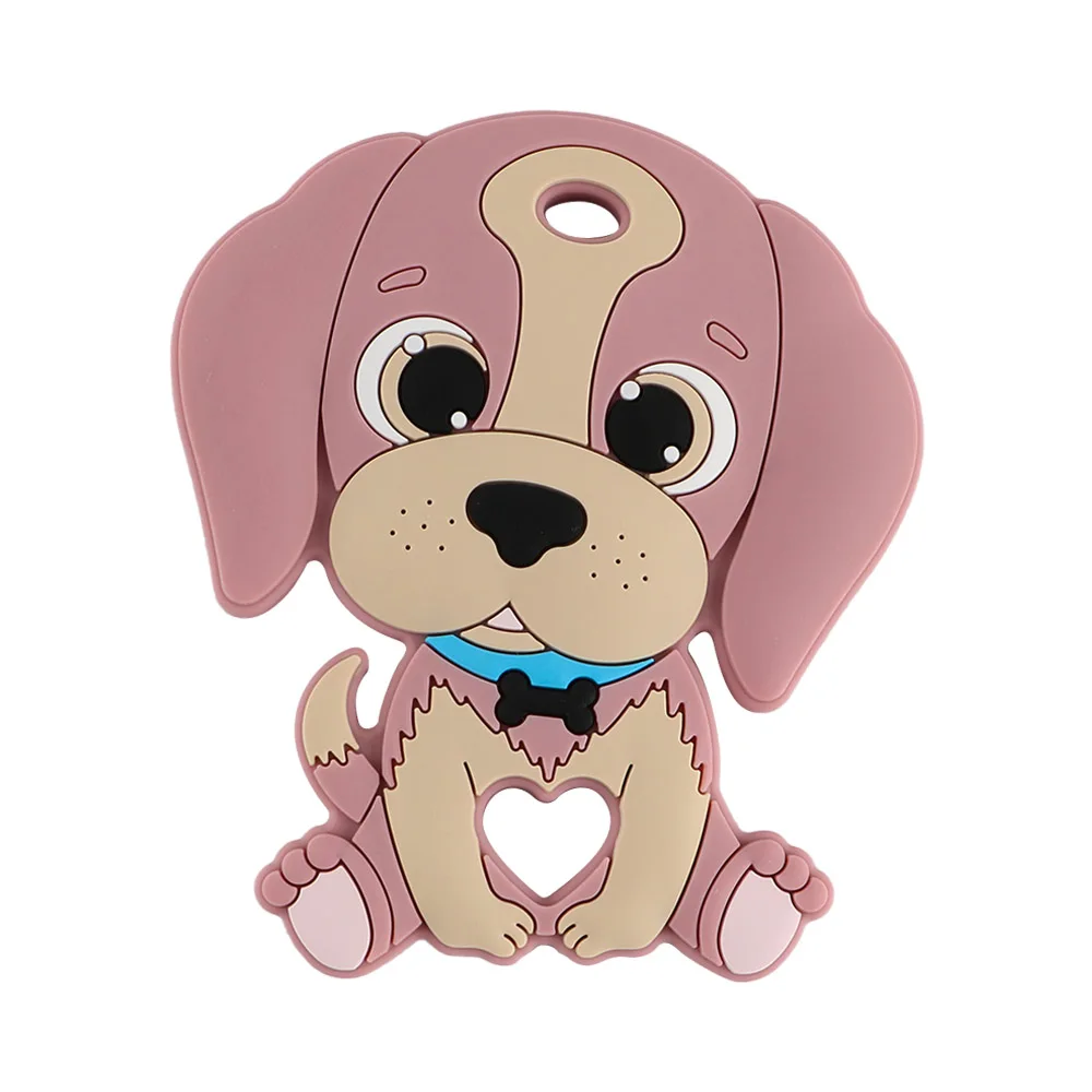 Kovict New Dog Baby Silicone Beads Teether Clips Cartoon Animals Teeth Care Pendants DIY Pacifier Chain Accessories Baby Toys 14 S26e9b5d4a59a4b70a86539975ddd3b0ay