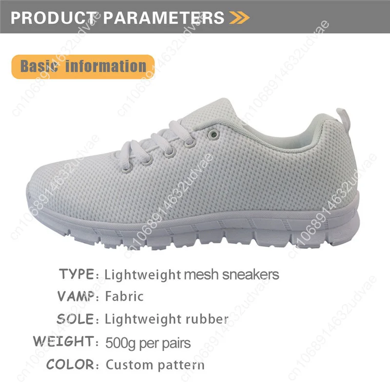 Women Casual Sneakers Flats Cute Nurse Print Casual Women's Breathable Air Mesh Shoes Woman Light Walking Shoes