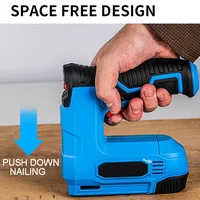 Electric Stapler Lithium-ion CordlessNail Gun Staple Gun Nailer Stapler Furniture DIY Tool Wood Frame Multitool Nail Stapler Gun 2