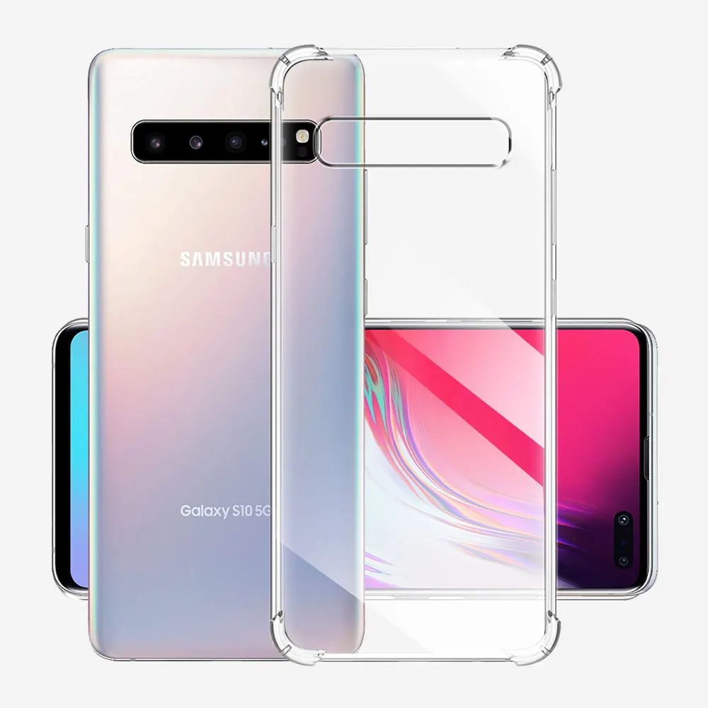 Shockproof Clear TPU Soft Silicone Transparent Airbag Phone Case Cover