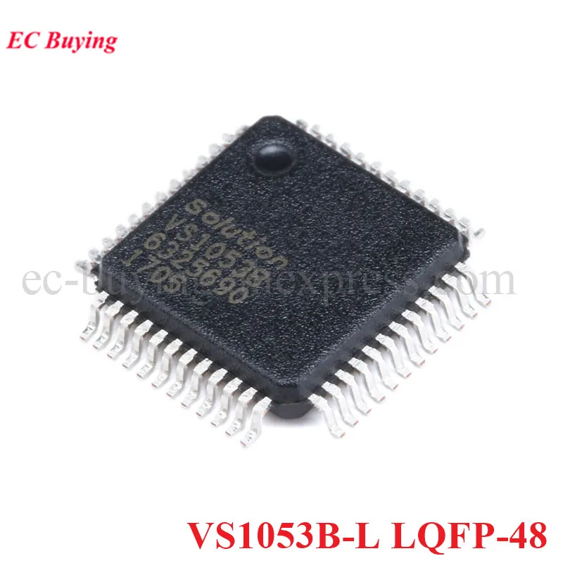 VS1053VS1053BVS1053BLLQFP48AudioInterfaceMP3PlayerChipICNew