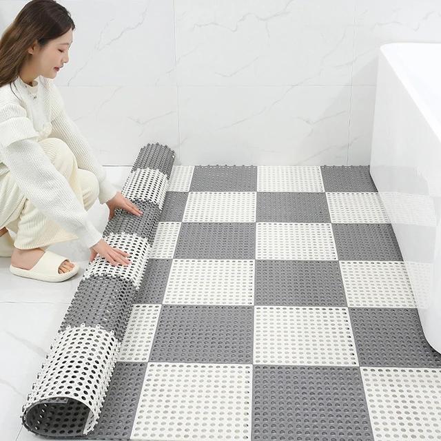 Bathroom Non Slip Mat Splicing Foot  Bathroom Mats Floor Waterproof -  Bathroom Non - Aliexpress