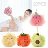 Children Bath Ball Bath Flower Cute Bath Ball Bath Ball Cartoon Bath Bubble Super Soft Large Scrubbing Ball That Won't Disperse 1