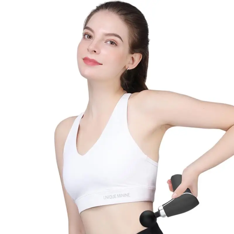 LCD 터치 스크린이 있는 전문 마사지기, 근육 타악기, 심부 조직 마사지기, 8 헤드