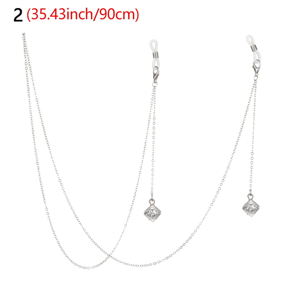 Unisex Metal Glasses Holder Chain Lanyard with Braided Design
