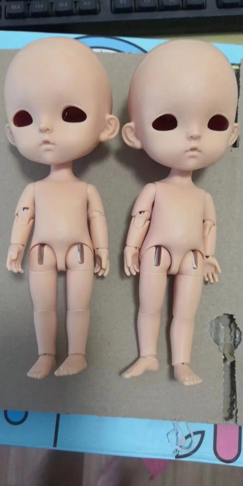 Free Shipping 1/8 Mina Bjd Balljointed Dolls For Girls Adults Glass