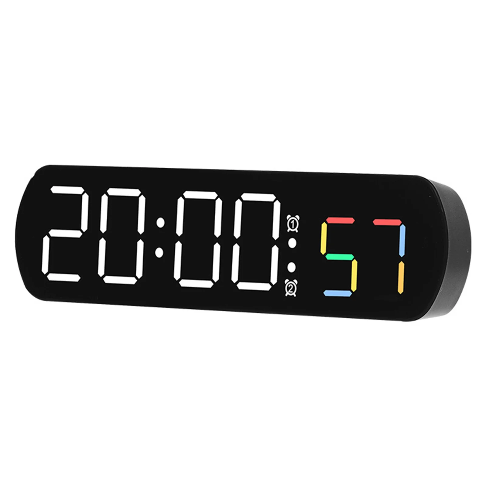 

LED Display Rectangular Alarm Clock Temperature Humidity Display High-definition LED Date Display Digital Timer Home Decoration