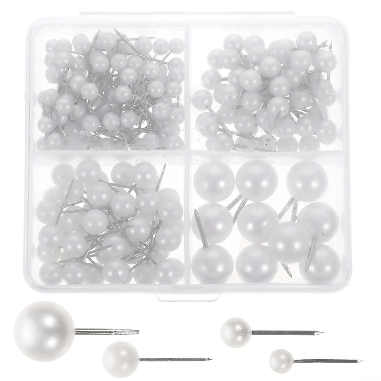 

200 Pcs Thumbtack Straight Pin for Craft Bulletin DIY Jewelry Cork Board Household Tool Dressmaking Potted Plant Delicate