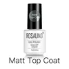 ROSALIND Gel Polish Matt Top Coat UV Lamp Gel Soak Off Reinforce 7ml Long Lasting Nail Art Manicure Gel Lak Varnish Primer 1