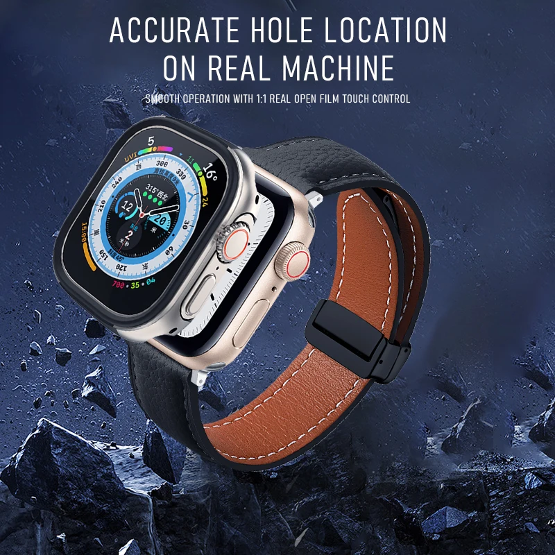 ˷̴ ձ ̽  ð Ʈ 49mm ƼŸ ÷ Ŀ, iwatch ø 8 TPU + ձ   Ʈ 49
