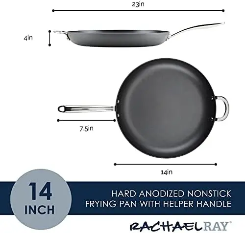 Hard Anodized Non-stick Cookware Oval Pasta Pot and Braiser, 8 Quart, Gray  - AliExpress