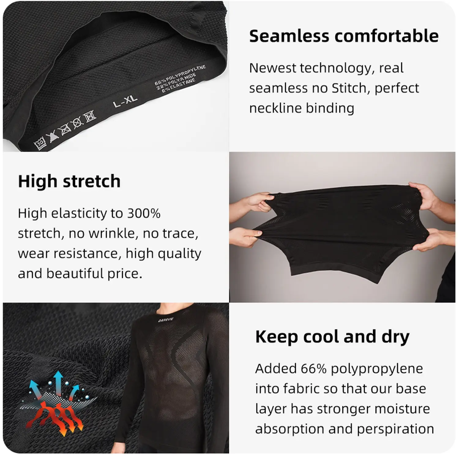 Cycling underwear seamless compression full sleeve breathable MTB road bike full sleeve vest