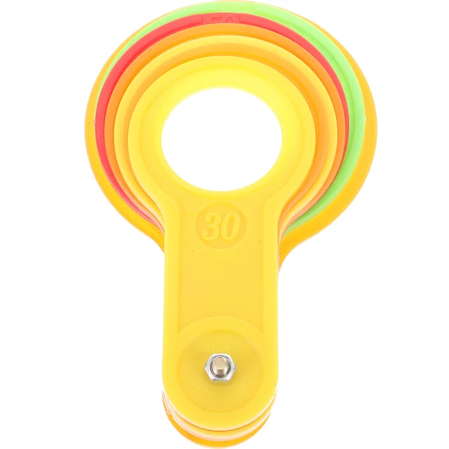 Műanyag Gyümölcs Mérő Vonalzó Átmérőjű Citrus Gyűrűk Kör Gyümölcsök Fórummérő