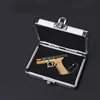 Metal Mini Tactical Key Chain 1:3 G17 Keychain Tiny Pendant for Decorative Ornament Collection Christmas Gift for Men Army Fan 2