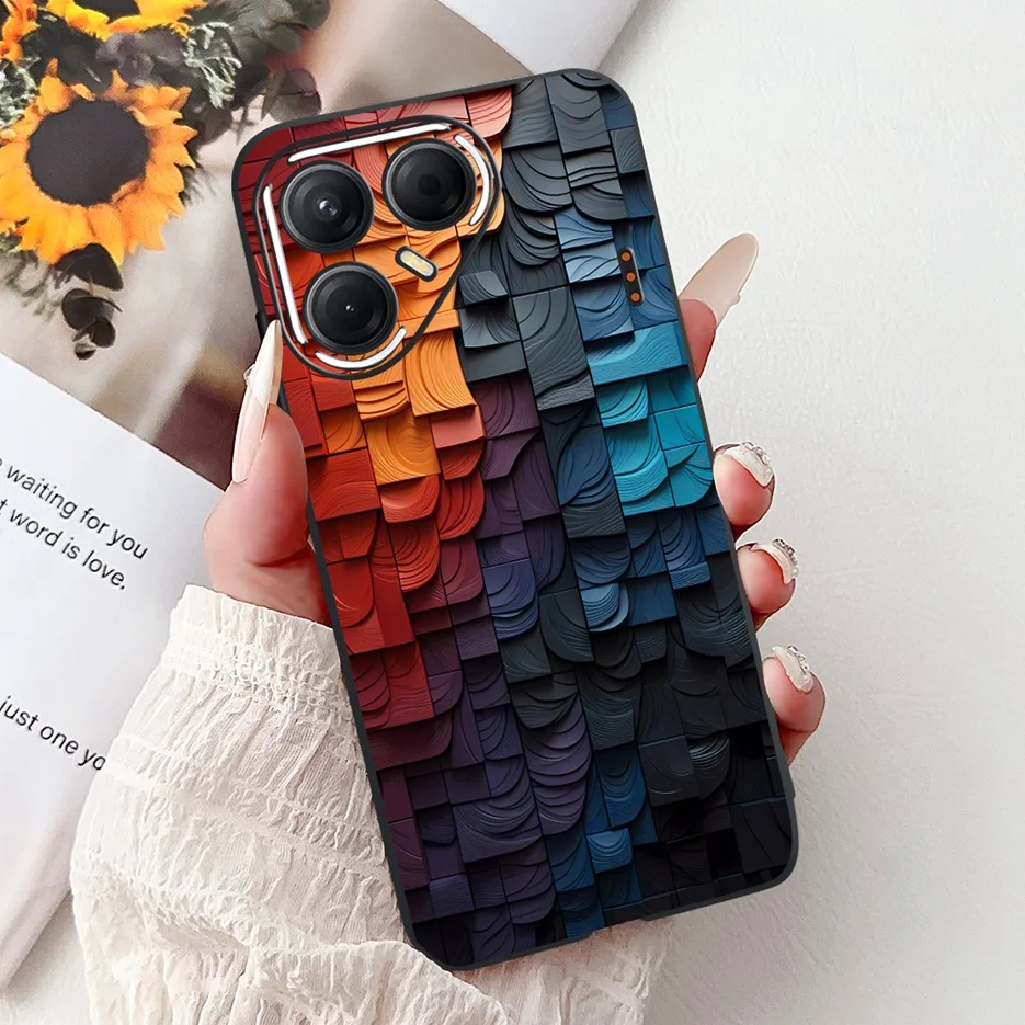 Stylish Painted Soft Silicone Phone Case Cover