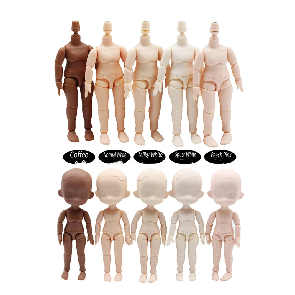 

2023NEW High Quality 12CM bjd Body DOD Body for Obitsu11 GSC Head ob11 1/12BJD Doll Body Spherical Joint Doll Toy with accessor