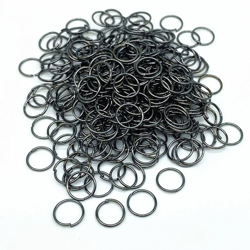 200pcs/lot 4 5 6 7 8 mm Jump Rings Split Rings Connectors for Diy Jewelry Finding Making Accessories Wholesale Supplies