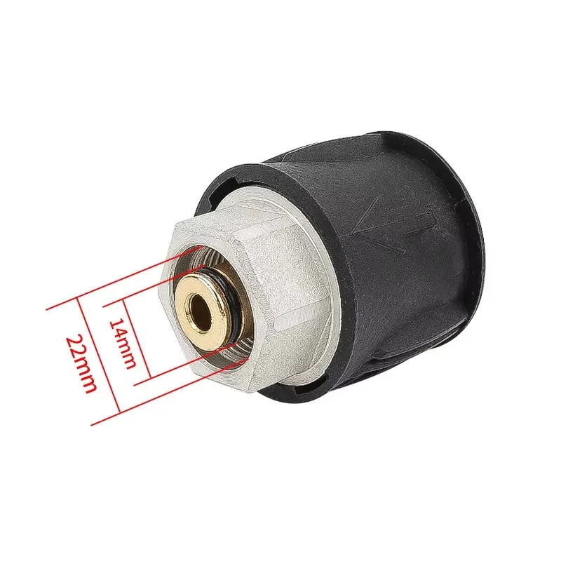 High Pressure Hose Adapter for Karcher/Bosch/Nilfisk/Lavor M22-14MM Car Washer Outlet Connect with Pressure Pipe Connector 5
