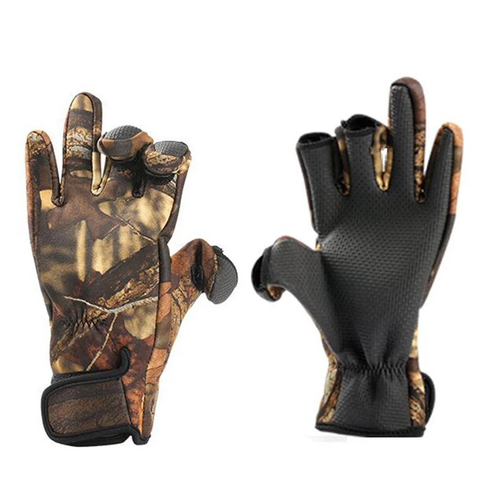 

1 Pair Fashion Winter Neoprene Gloves Anti-slip Gloves Winter Glove 3 Fishing Gloves for Driving Cycling Fishing