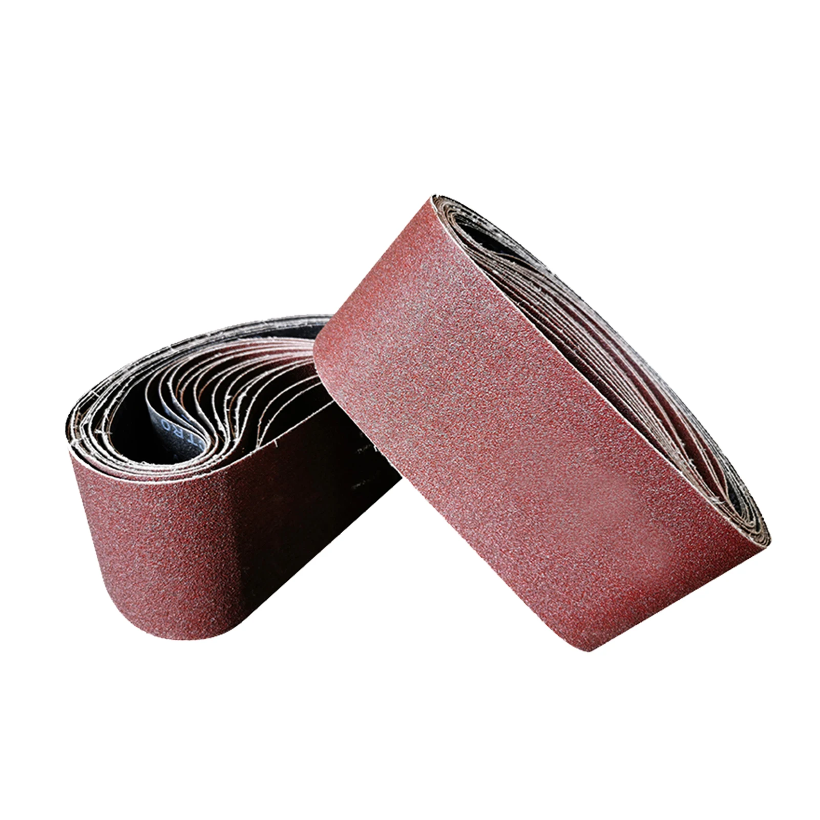 10Pcs Mini Belt Sander 30*380mm Sanding Belts (60/60/80/120/240/320/400/600/800/1000 Grits) for Home Use Belts