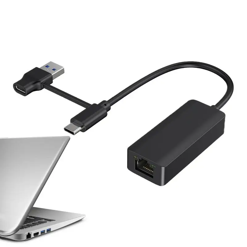 Gigabit Network Adapter For Laptop USB3.0 Wired Network Card Driver-proof External Gigabit Web Cable Converter Cell Phones