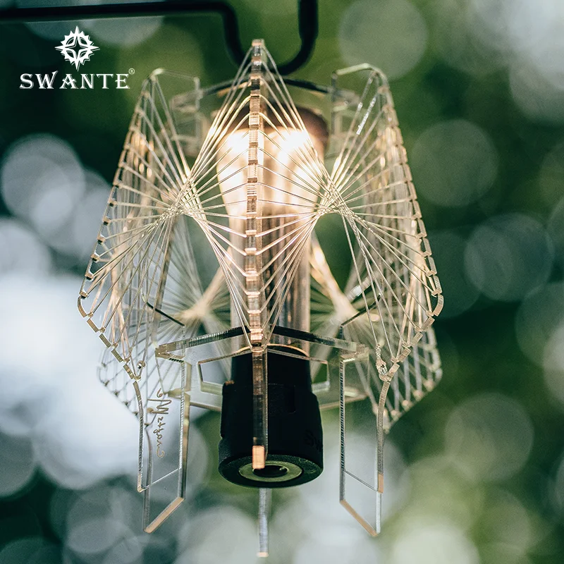 

Абажур для кемпинга Swante GZ, многофункциональный уличный светильник для сна, освещение для кемпинга, атмосферы, черная лампа с сокровищами