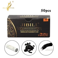 50Pcs Tobacco Smoking Pipe Filters 7mm Activated Carbon Tube Paper Filter Double Ceramics Sided Smoking Active Charcoal Tools 1