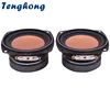 Tenghong 2pcs 3 Inch Full Range Audio Speaker 4 Ohm 20W Bass Multimedia Loudspeaker Des ktop DIY 1