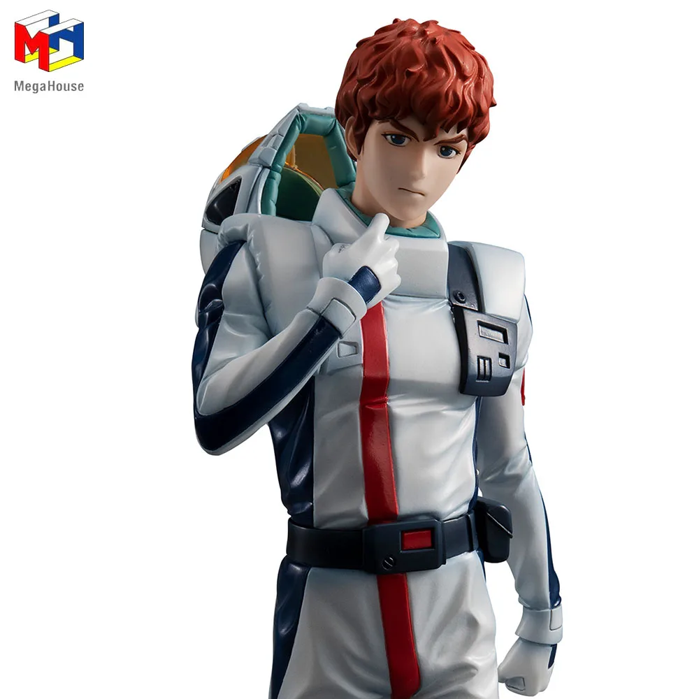

In Stock MegaHouse Gundam Amuro Ray Anime New Figure Model Doll Action Figures Collection Toys for Boys Birthday Gifts PVC 14+y